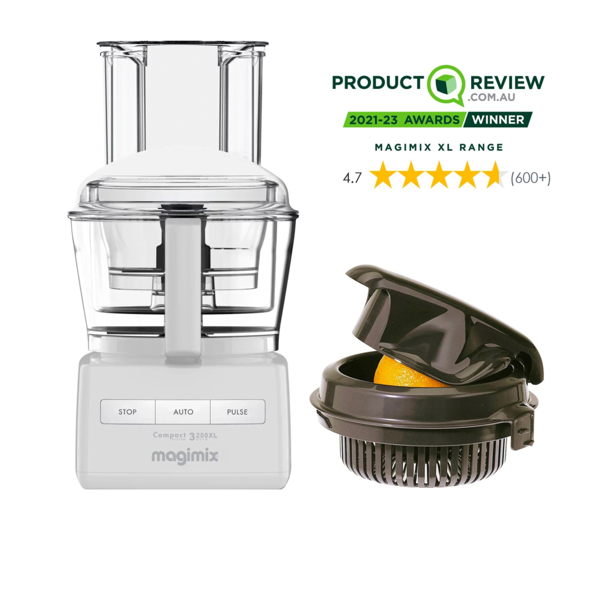 Magimix 3200XL Food Processor with Citrus Press White Kitchen Warehouse™